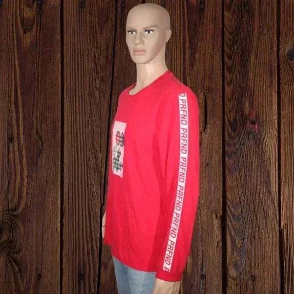 PROFOUND AESTHETIC | Men's Graphic Floral Long Sleeve T-Shirt Size Medium - Picture 2 of 7